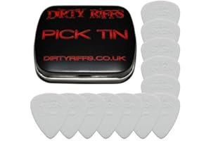 JIM DUNLOP Lot de 12 médiators Dunlop Nylon Standard pour guitare dans une boîte pratique 0.38 mm - Blanc