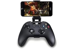 VSHOP® Support TéLéPhone Manette Xbox One, ContrôLeur Clip Phone Pliable en Plastique Pince De Jeu pour Smartphone, Dossier De Jeu Mobile pour Xbox One S/X,ContrôLeur sans Fil SteelSeries Nimbus Et XL
