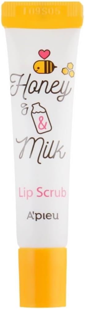Süt ve Bal Özlü Pürüzsüzleştirici Dudak Peelingi APIEU Honey & Milk Lip Scrub