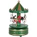 Produktbild DDG EDMMS Karussell-Musik-Box 4 Pferde Rotating Spieluhr Weihnachtsgeburtstag Valentinstag Weihnachten Kind-Geschenk-Spielzeug Grüne Weihnachtsdekoration
