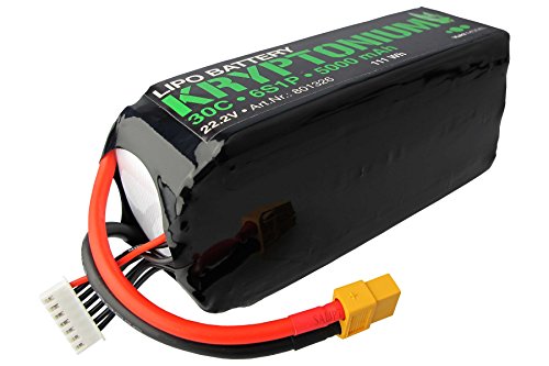 Preisvergleich Produktbild LiPo • 6s1p • 22,2V • 5.000mAh • 30C • KRYPTONIUM • XT60