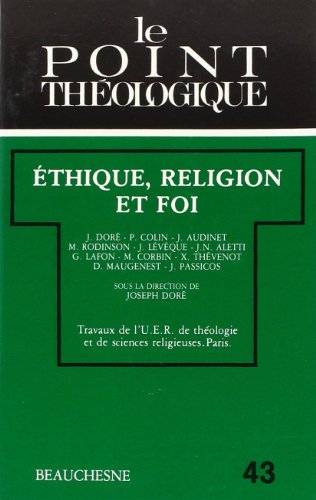 Télécharger Ethique, Religion et Foi Francais PDF