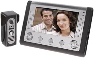 BW 7 Inch Video Door Phone Doorbell Video Entry System Intercom Kit 1-camera 1-monitor Night Vision