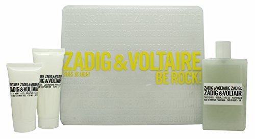 Zadig & Voltaire This is Her Set 100ml EDP Eau de Parfum Spray + 75ml Body Lotion + 50ml Shower Gel