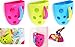 Produktbild coolbitz Badespielzeug Holder Organizer Platz für viele Badewanne Spielzeug, Delights Kinder, Scoop, Abspülen und Ablauf, Saugnäpfe und selbst Kleben Haken
