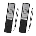 Produktbild 2-Pack Samsung QLED TV Fernbedienung Hülle SIKAI Tropfen Stoßfest Silikonhülle für Samsung BN59-01265A BN59-01270A OneRemote Schutzhülle Anti-Rutsch Anti-Verlorene Mit Schlüsselband MEHRWEG (Schwarz)