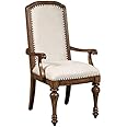 Shilpi Handmade Pure Sheesham Wooden Chair Armrest Seating Chair