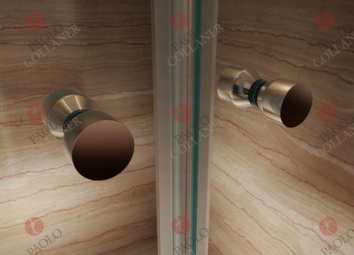98cm – Verstellbereich von 96-100 cm, HÖHE: 185 cm, Duschtür aus 6mm Sicherheitsglas mit Nanobeschichtung, EINFÜHRUNGSPREIS - 5