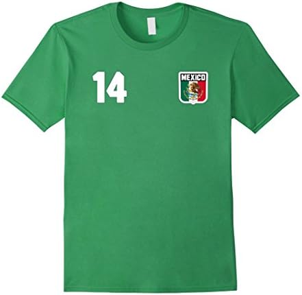 MEXICO T-shirt Mexican Tee Retro Soccer Football Futbol Male Large Grass