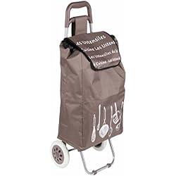 Chariot de courses '' Ustensiles '' Taupe