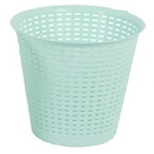 Papierkorb aus Kunststoff Retro Papiereimer Abfalleimer Eimer Mülleimer mintgrün - 2