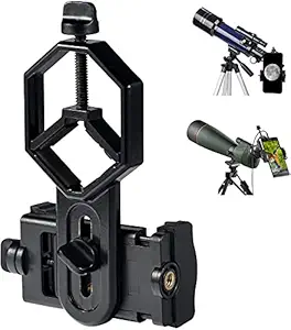 Kixre Universal Mobile Phone for iPhone Samsung Holder Spotting Scope Cellphone Adapter Mount Binocular Telescope Microscope Monocular etc
