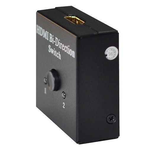 Aussel 2-Port-2×1 / 1×2 3D 1080P HDMI Bidirektionale Switch Handbuch Rangierlok-Teiler - 2