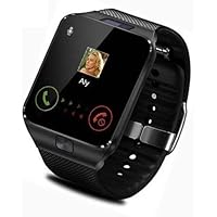 Ardilla DZ09-GOLD 4G Smart Watch with Camera, Memory Card and SIM Card Support and Fitness Tracker Smartwatch (Gold)