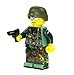 Price comparison product image Custom Figurine German armed forces Soldier with custom Weapon from LEGO ® Pieces R1/R7/F11