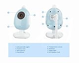 VOSMEP 2017 Neu Video Baby Monitor Babyphone mit Kamera Drahtloser Digital mit Smart Touch Screen + Gegensprechfunktion + Nachtsicht + Lullabies + Temperatursensor BM024 - 3