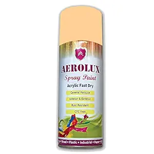 AEROLUX Multipurpose Touch up Spray Paints Can, Beige 400 ml