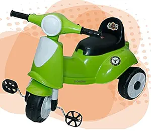 EVOHOME Vespa Toy Scooter Wheelie Activity Ride-on/ Kids Ride On/ Baby Ride On Toys with Musical Tunes & Light Suitable for Boys & Girls 1 to 5 Years Old Baby Kids Gift