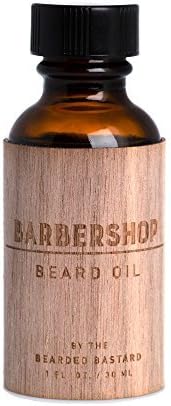 Barbershop Beard Oil by The Bearded Bastard -Natural Beard Oil (1 oz) by The Bearded Bastard