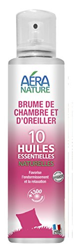 examen Brume de chambre et d'oreiller/ détente sommeil, 200ml, aux 10 huiles essentielles naturelles