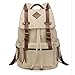Produktbild Wewod Madchen Leinwand Verschleißfest Rucksack Junge Freizeit Schultasche Mit Magnetic buckle (Khaki)