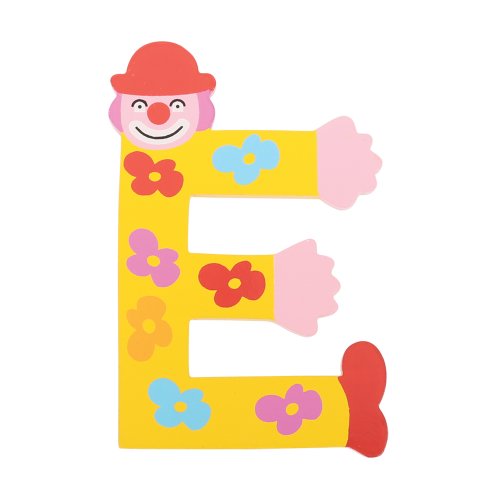 Tatiri Crazy Clown Letter E ((Yellow) Flowers)