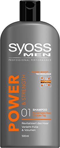 Syoss Shampoo MEN Power & Strength / 2er Pack (2 x 500 ml)