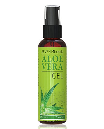 BESTES Aloe Vera GEL - 99% biologisch, Reise-Größe - KEIN XANTHAN, zieht schnell ein, keine Rückstände - Made in USA - ERGEBNISSE ERZIELEN ODER GELD ZURÜCK - Einzigartige Formel mit natürlichen ALGEN. Beste Feuchtigkeitspflege für Gesicht, Haut und Haar