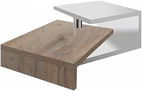 TURNY Design Table Satin-Finished White Castle Oak