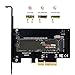 Produktbild ETbotu Adapterkarten,Unterstützung für M.2 PCIe zu PCIe 3.0 x4 M.2 PCIe 2280, 2260, 2242, 2230