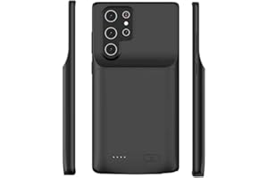 HUIJE Akkuhülle für Samsung Galaxy S22Ultra – [4800 mAh] Ladehülle Tragbares Ladegerät Case für Samsung Galaxy S22Ultra Wiederaufladbarer Akku Backup Power Bank Erweiterter Akku