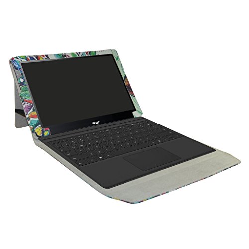 Acer Switch Alpha 12 Hülle,Mama Mouth 2-in-1 Abnehmbare PU-lederne Case hülle mit Standfunktion für 12″ Acer Aspire Switch Alpha 12 Windows 10 Tablet,Love Tree - 2