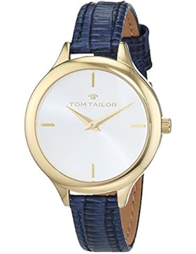 TOM TAILOR Watches Damen-Armbanduhr Analog Quarz Leder 5414804