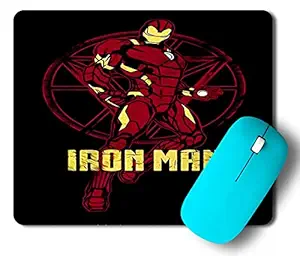 AUVS Designer Cartooned Superhero Printed Mousepad for Laptop & Computer Gift for Boys Girls Kids Brother Sister || Non-Slip, Non-Resistance, Rubber Base|| (Cartooned Superhero3)