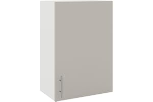 JD Greta 500mm Kitchen Wall Cabinet with Door – Wall Unit – Cashmere Matt – Modern Storage Cupboard