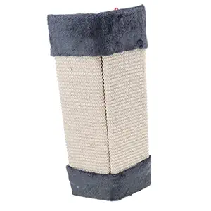 GIANTE Kitten Pet Corner Sisal Wall Scratcher Cats Scratching Post Board Gray