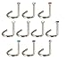 Qingsun 30 pcs Multicolor S Shape Nose Studs Rings Piercing Stud