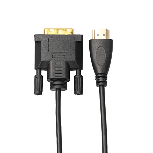 Wingogo Gold-24 + 1 HDMI-Stecker auf DVI-D-Stecker-Kabel für HDTV, Plasma-TV, DVD und Beamer - 5