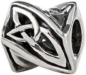 SilveRado Sterling Silver Celtic Infinitely Twisted Bead / Charm