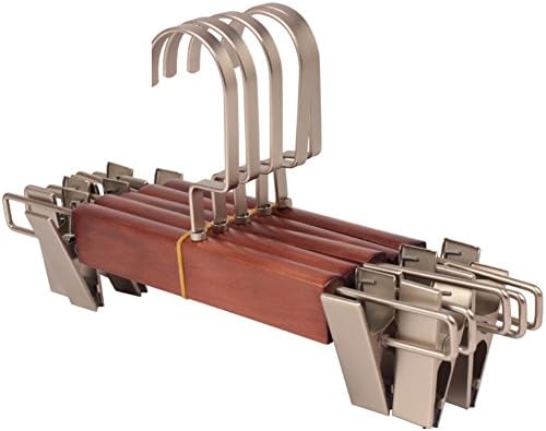 Retro wooden pants rack/ trouser clip/ clothing store hanger/ wooden clothes rack/ plus size dress clip/non-slip hanger-G