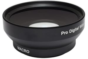 FOTGA 52mm 0.45x Objectif Grand Angle avec Macro Conversion pour Appareil Photo Numérique Camcorder Canon Nikon Sony