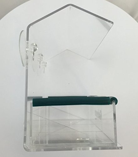 Vogelfutterhaus am fenster transparent GALEARA Acryl 30cm mit Abnehmbar Tablett - 5