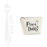 Kosmetiktasche (M) 'Free Dobby - Socke ' Baumwoll Canvas