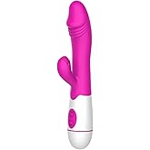 Do it Love - Rabbit Vibrat&ouml;r Dildo - &Ccedil;ift İşlevli Titreşimli - Vajinal ve Anal Mast&uuml;rbat&ouml;r - Pembe