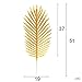 Produktbild 20 Stücke Simulieren Gold Farbe Serie Blätter, für Hochzeit Dekoration Requisiten S gold Kwai leaf 4#