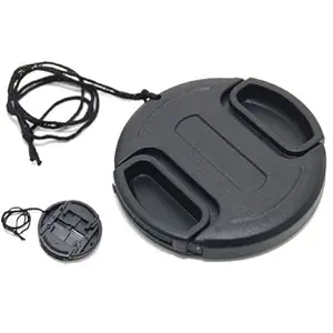 JJC LC-82 Universal 82mm Lens Cap for Nikon Canon Camera (Black)