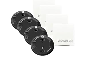 HÖRGERÄTE DIREKT 4x DIREKT CeruShield Disk (32 Filter - 4er Pack) | Cerumenfilter | Hörgerätefilter | Spender mit 8 Filtern | CeruGuard wie Phonak CeruShield | für Audeo Marvel, Paradise, Lumity