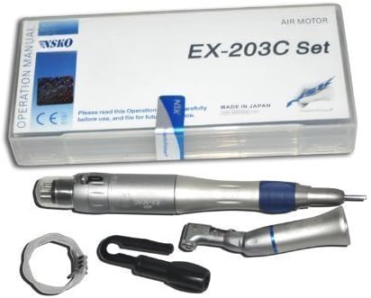 nski® Low Speed Oral Set – -EX-203 E-type Contra Angle Air Motor Kit (4 Holes)