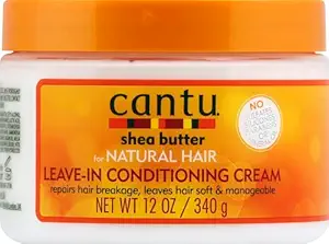 Cantu Shea Butter for Natural Hair Leave In Conditioning Repair Cream, 340 g