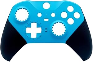 Hzxkqmil Carcasa de Repuesto Cáscara Frontal Placas de Cubierta Funda Accesorios para Xbox Elite Series 2 Controller (Azul Claro)